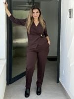 BLOUSE LYCRA CROSS FRONT - Image 10