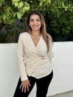 BLOUSE LYCRA CROSS FRONT - Image 14