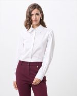 COTTON SHIRT RHINESTONE COLLAR - Image 3