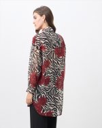CHIFFON SHIRT LONG ZEBRA PRINT - Image 6
