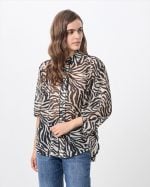 CHIFFON SHIRT ZEBRA PRINT - Image 3