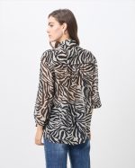 CHIFFON SHIRT ZEBRA PRINT - Image 5