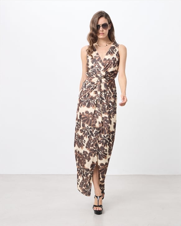 72009A.jpg LONG DRESS PRINTED - Image 1
