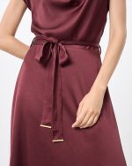 MIDI SATIN SHORT SLEEVE - Image 9