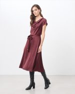 MIDI SATIN SHORT SLEEVE - Image 11