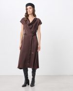 MIDI SATIN SHORT SLEEVE - Image 2