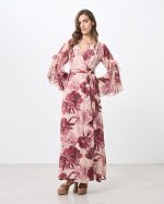 MAXI CHIFFON DRESS PRINTED
