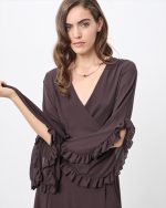 SHORT CHIFFON DRESS - Image 3