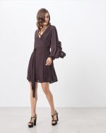 SHORT CHIFFON DRESS - Image 4