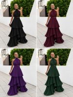 MAXI CHIFON RUFFLE SKIRT - Image 2