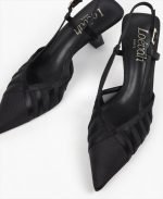 SLINGBACK PUMPS SATIN STRIPES - Image 2