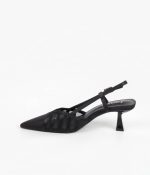 SLINGBACK PUMPS SATIN STRIPES - Image 6