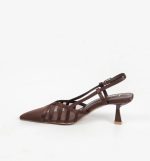SLINGBACK PUMPS SATIN STRIPES - Image 9