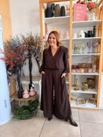 TROUSER CREPE ASYMMETRICAL
