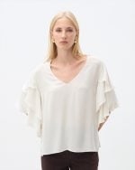 CHIFFON BLOUSE RUFFLE SLEEVE - Image 7