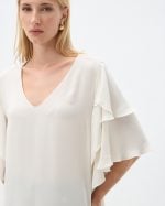 CHIFFON BLOUSE RUFFLE SLEEVE - Image 9