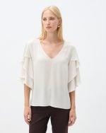 CHIFFON BLOUSE RUFFLE SLEEVE - Image 10