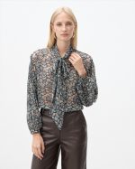 BLOUSE CHIFFON SNAKE PRINT