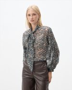 BLOUSE CHIFFON SNAKE PRINT - Image 2