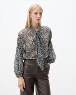BLOUSE CHIFFON SNAKE PRINT - Image 5
