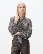 BLOUSE CHIFFON SNAKE PRINT - Image 6