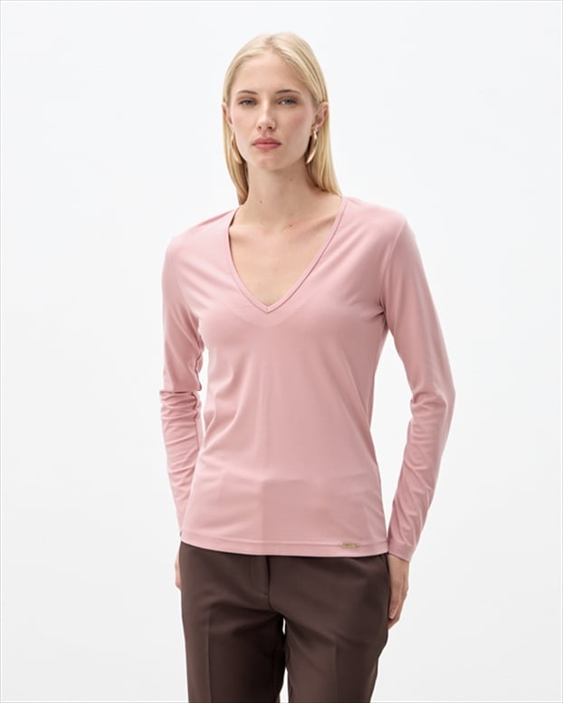 42126B.jpg BLOUSE LYCRA LONG SLEEVE - Image 1