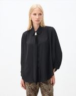 SHIRT CHIFFON METAL DETAIL - Image 3