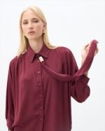 SHIRT CHIFFON METAL DETAIL - Image 12