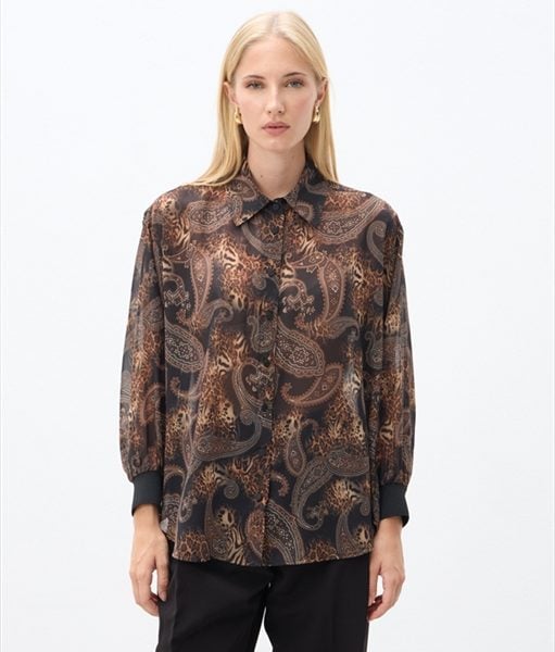 SHIRT PRINTED ELASTIC CUFF