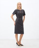 MIDI DRESS SHORT SLEEVE