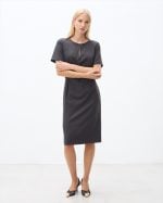 MIDI DRESS SHORT SLEEVE - Image 2