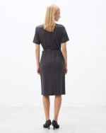 MIDI DRESS SHORT SLEEVE - Image 5