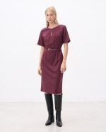 MIDI DRESS SHORT SLEEVE - Image 6