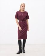 MIDI DRESS SHORT SLEEVE - Image 7