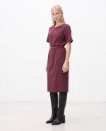 MIDI DRESS SHORT SLEEVE - Image 8