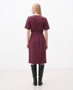 MIDI DRESS SHORT SLEEVE - Image 9