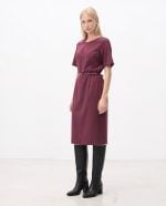 MIDI DRESS SHORT SLEEVE - Image 10