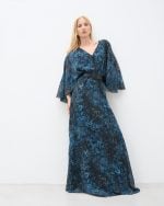 MAXI CHIFFON DRESS PRINTED
