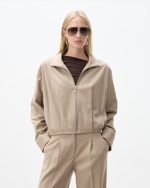 TWEED BOMBER JACKET