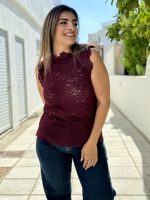 BLOUSE SLEEVELESS LACE - Image 3