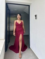 MAXI CHIFFON MERMAID DRESS - Image 4