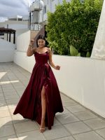 MAXI DRESS SATIN STRAPLESS - Image 2