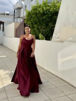 MAXI DRESS SATIN STRAPLESS - Image 5