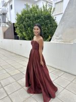 MAXI GLITTER STRAPLESS DRESS - Image 6