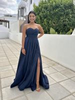 MAXI GLITTER STRAPLESS DRESS - Image 13