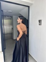 MAXI STRAPLESS GOWN DRESS - Image 6