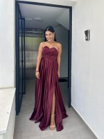 MAXI STRAPLESS GOWN DRESS - Image 7