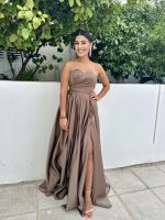 MAXI STRAPLESS GOWN DRESS - Image 11