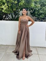 MAXI STRAPLESS GOWN DRESS - Image 12