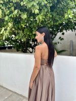MAXI STRAPLESS GOWN DRESS - Image 13